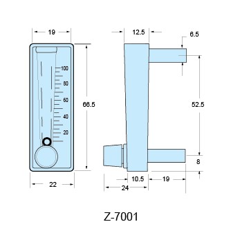 Z-7001、Z-7002、Z-7003面板式流量計(jì)